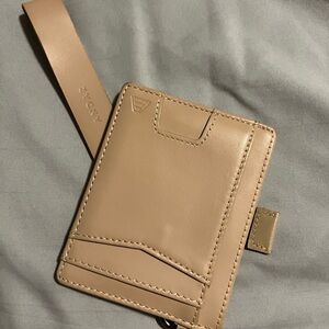 Blush Leather Card Holder